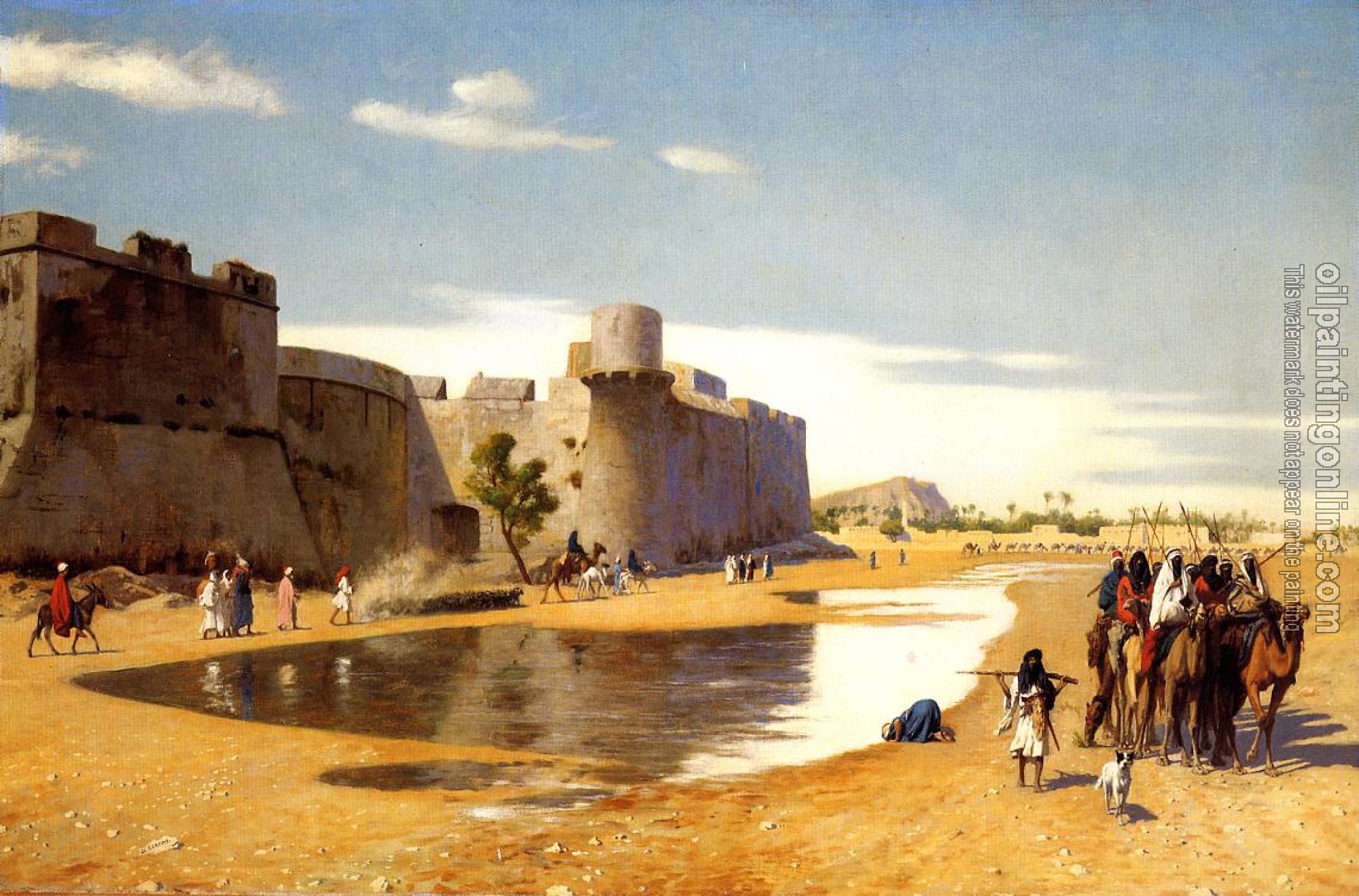 Gerome, Jean-Leon - arab oil painting